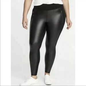 Old Navy Active Faux Leather Leggings
